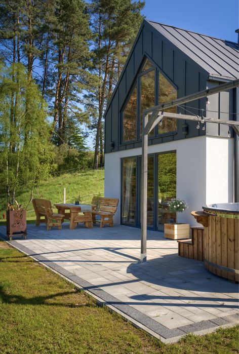 Domek na ferie  Warmia i Mazury kominek balia wyłączność jeden