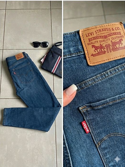 Фірмові джинси скінні Levi's, 721 high rise skinny W27