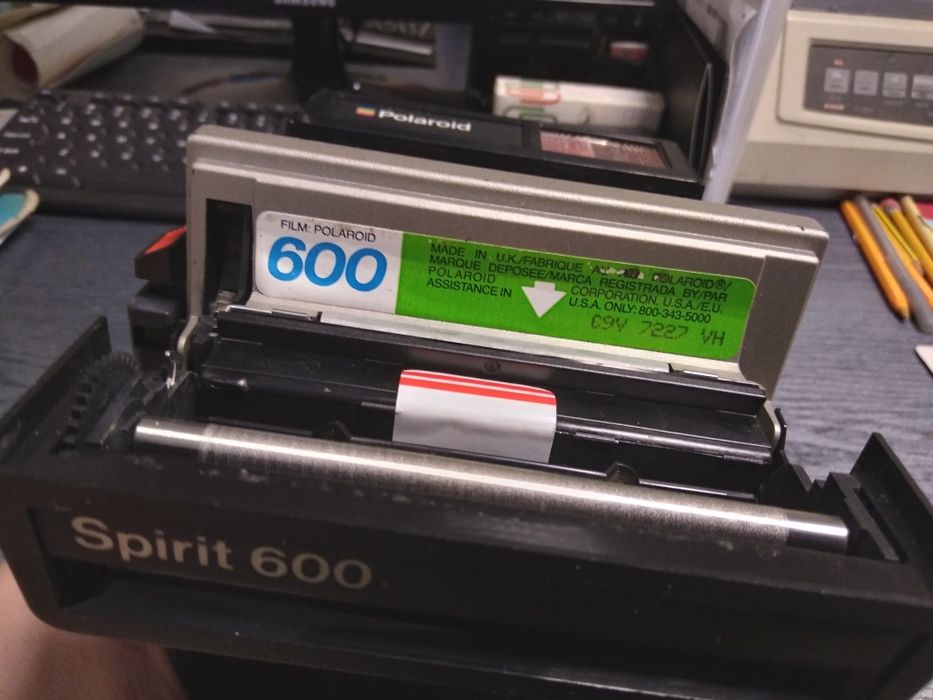 Aparat fotograficzny Polaroid Spirit 600 Vintage retro Prl