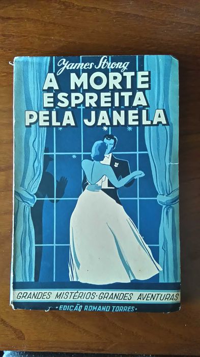 Livro Policial "A Morte Espreita pela Janela"