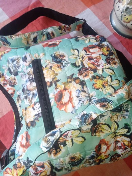 Стеганая женская сумка под пуховик недорого