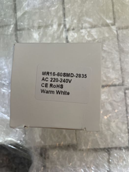 15 lâmpadas Mr16 220V-240V novas