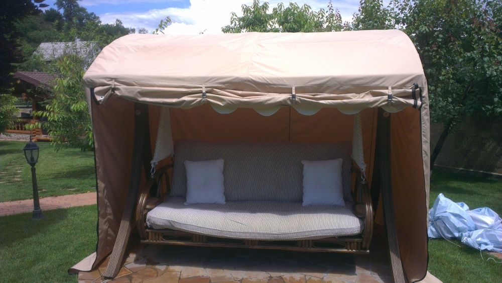 Пошив тентов на беседки, качели/ пошиття тентів на альтанки, шатри ...