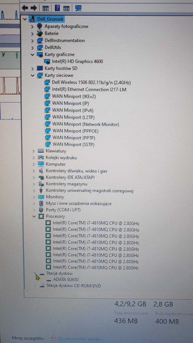 Dell Laptop E6540 i7 4810MQ SSD 240GB 8GB RAM Kamera LAN WiFi