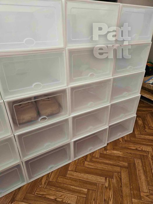 Pudełka 20 sztuk modułowe organizery białe do przechowywania zestaw