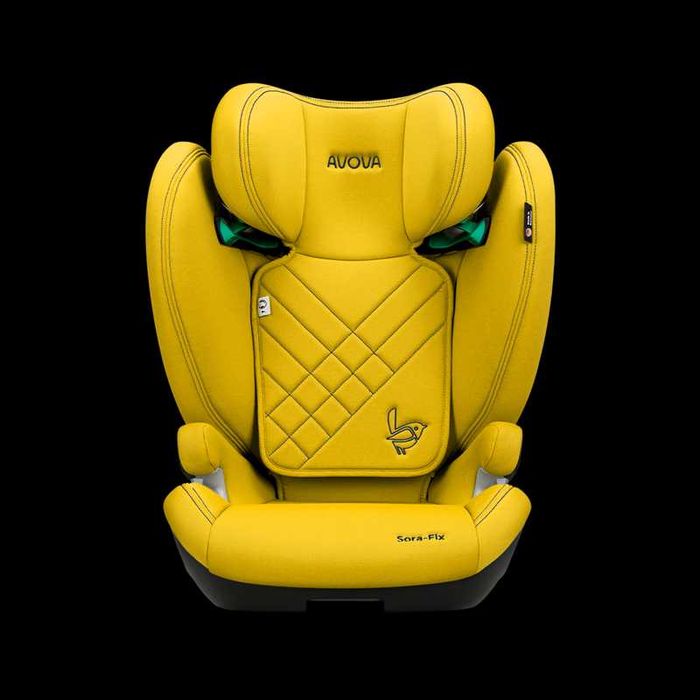 Fotelik samochodowy AVOVA SORA-FIX 100-150cm Yellow Beach