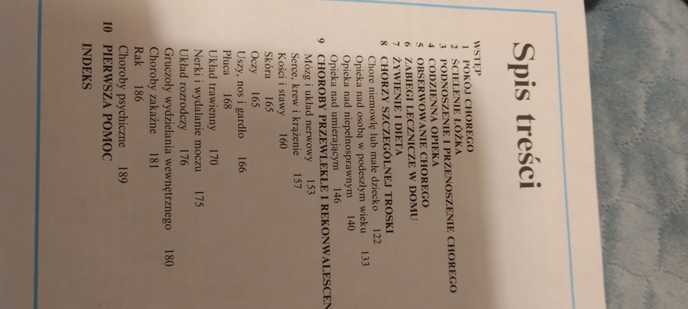 Poradnik chory w domu opieka pielęgnacja przewlekle niepełnosprawny