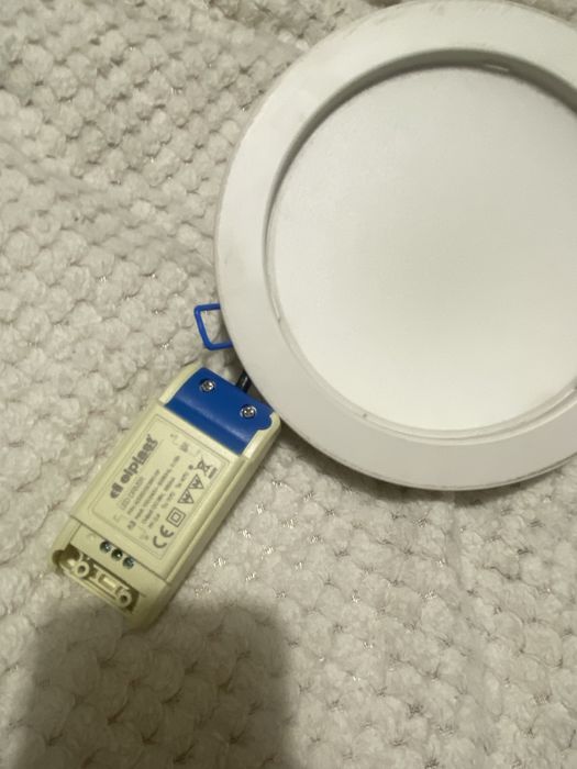 Zestaw 5 lamp LED Downlight Elplast 15W + zasilacze
