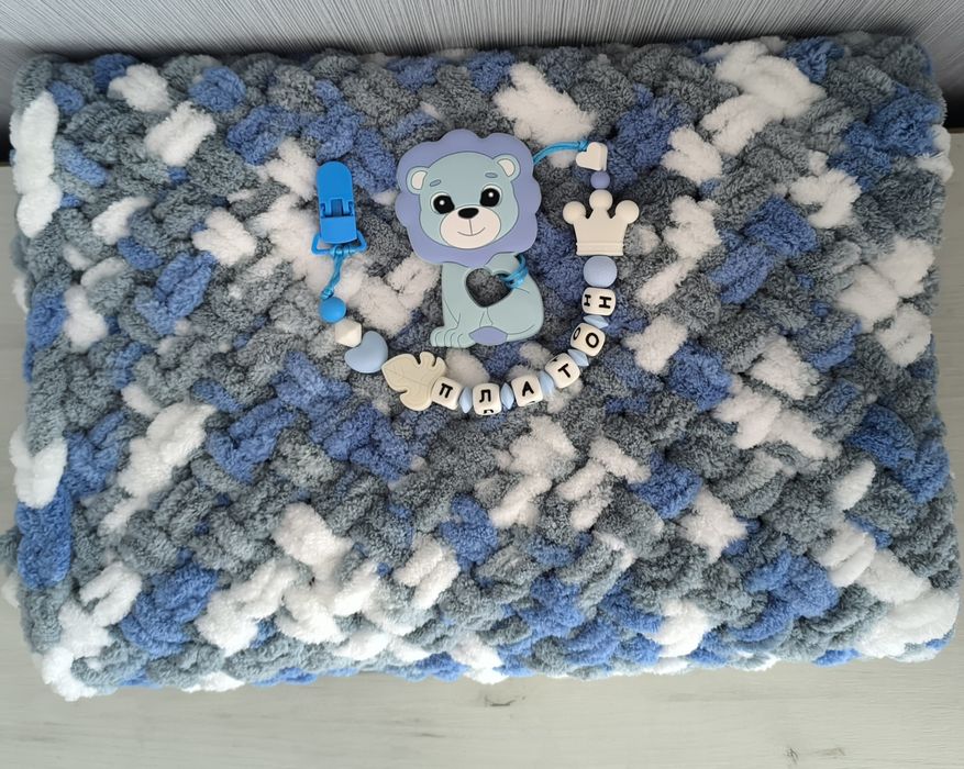 Плюшеві пледи для малят