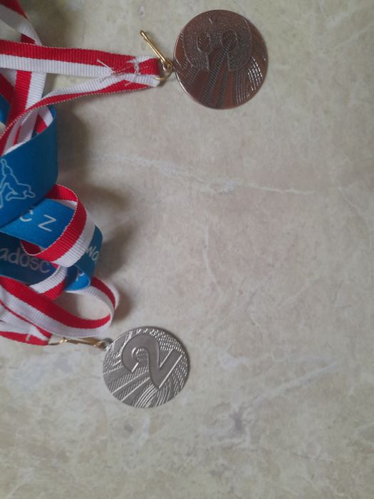 Medale różne zloty srebrny I platyna