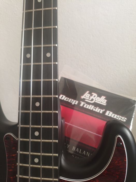 Baixo Harley Benton PJ-4 SBK Deluxe Series