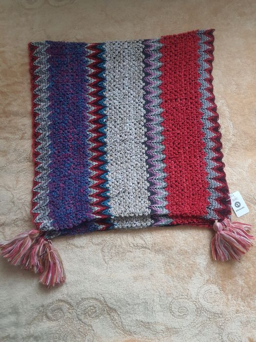 Ponczo damskie multikolor