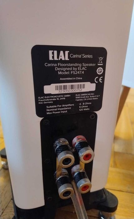 Para kolumn ELAC Carina FS247.4 (kolor biały)