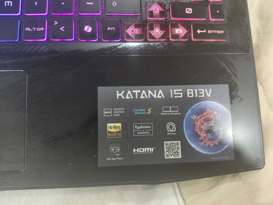 Computador MSI Katana 15 B13V como novo