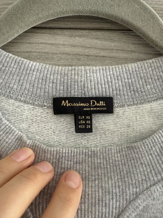 Сірий світшот Massimo Dutti
