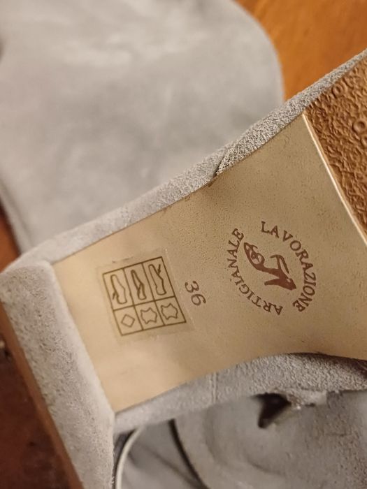 Kozaki Venezia 36, zamszowe, muszkieterki