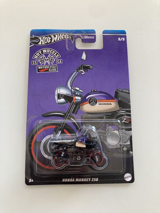 Hot wheels Honda Monkey Z50 MotorCycle Club