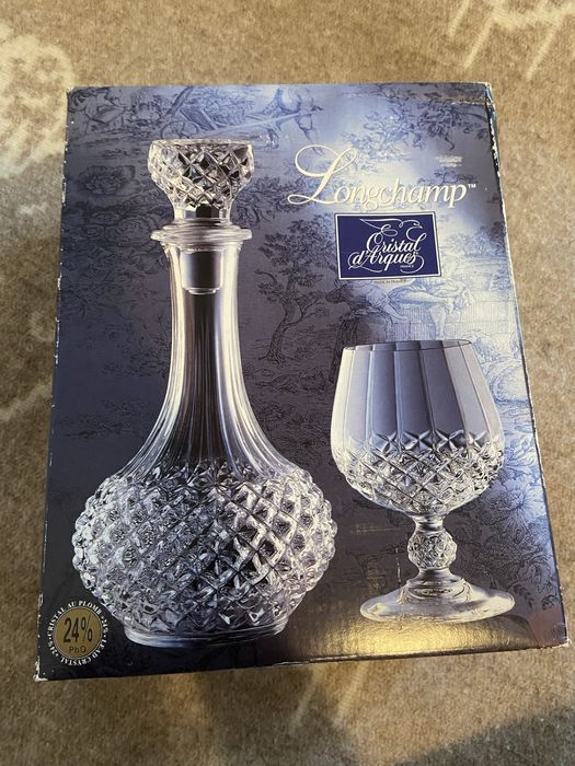 Copo e jarro de Cristal d’Arques Longchamp