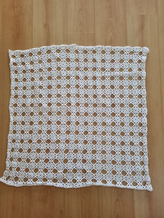 Toalha de renda branca