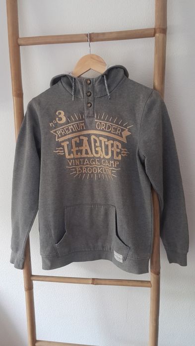 Sweatshirt com capuz e bolso frontal da La Redoute