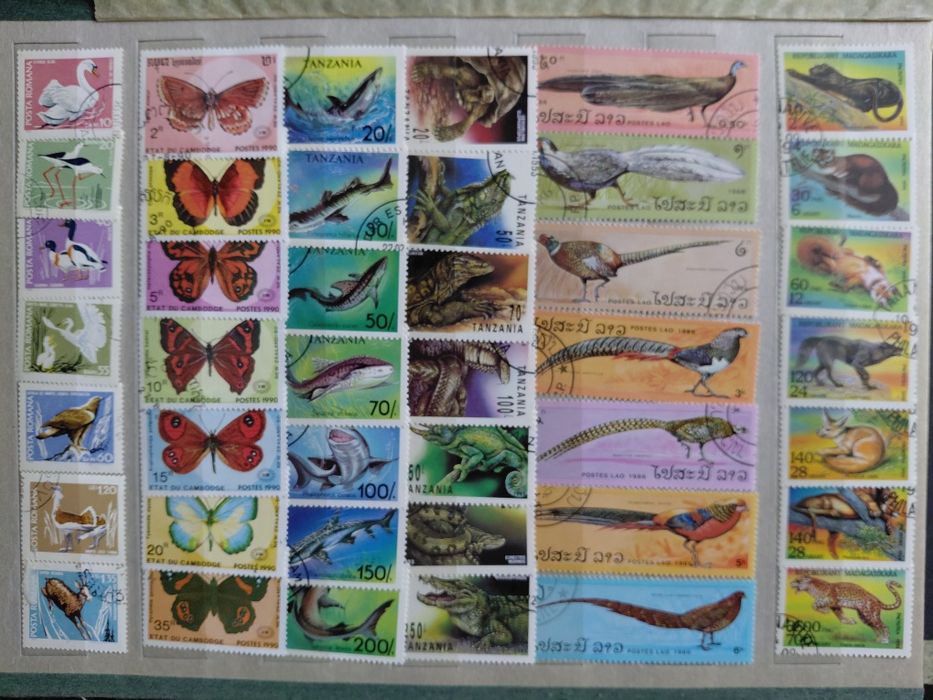 Марки поштові. Фауна. 60 серій,342 марки.