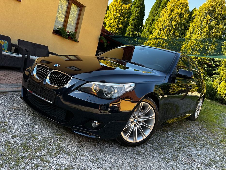 BMW Seria 5 525i 218PS Automat M PAKIET Xenon Navi Sportsitze skóry ALu18"zNiemiec