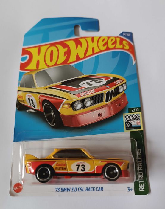 Hot Wheels - '73 BMW 3.0 CSL Race Car / NOWY / Długa karta / JAPAN