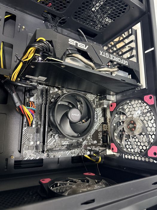 Компьютер Бюджетний Ігровий Ryzen 5+16DDR+1тб м2+Asus Nvidia 1660 Super