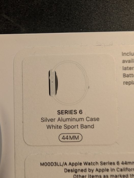 Продам Apple Watch Series 6 (44mm, Silver Aluminum)