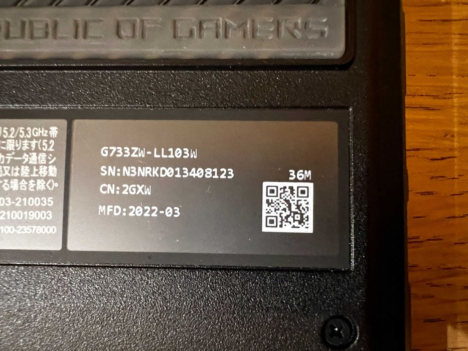 ASUS ROG Strix SCAR 17 G733ZW i9-12900H/32GB/1TB SSD/RTX3070Ti/240Hz