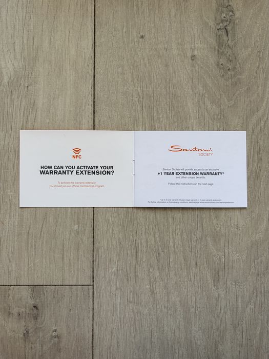 Кеди білі Santoni