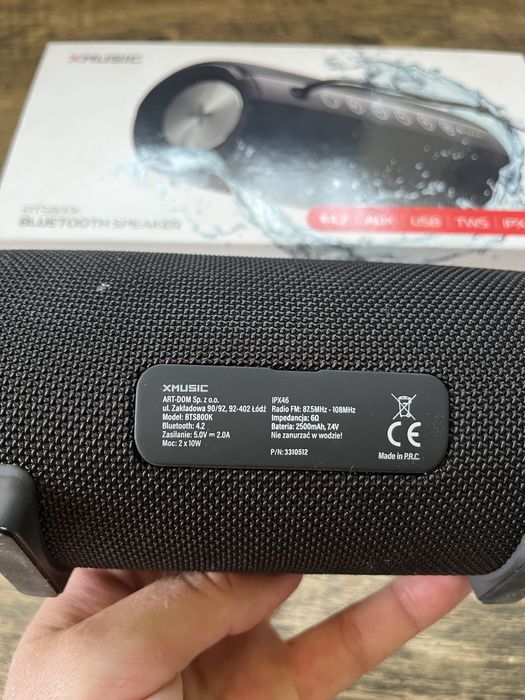 Głosnik BTS800K bluetooth 100% sparwny !