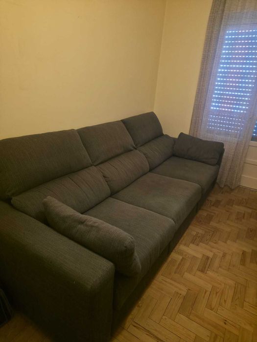 ESKILSTUNA Sofá 3 lugares, Hillared antracite