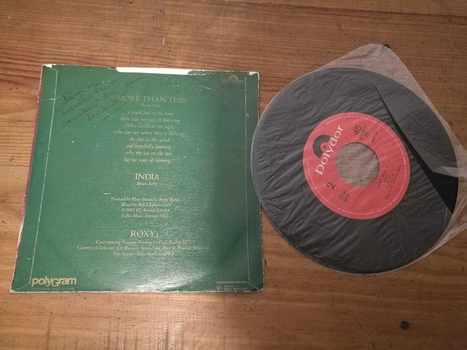 Roxy Music - More Than This SINGLE