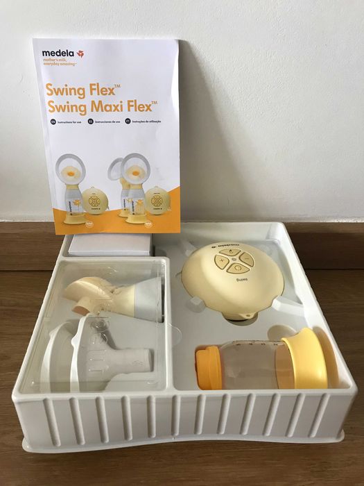 Bomba Amamentação Tira Leite Medela Swing Flex oferta coletor leite