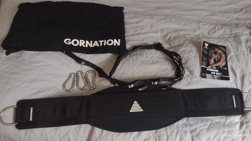 Pas do dipów ćwiczeń marki GORNATION, DIP BELT