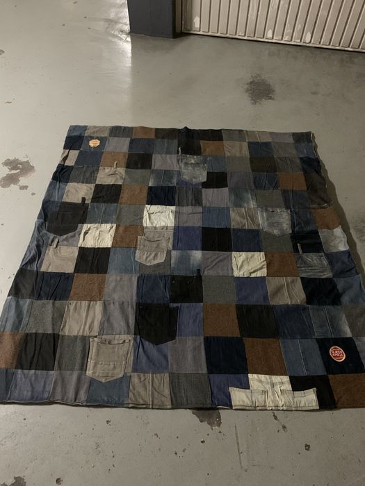 Tapete carpete feito de ganga bar ou mesa como ikea ou area