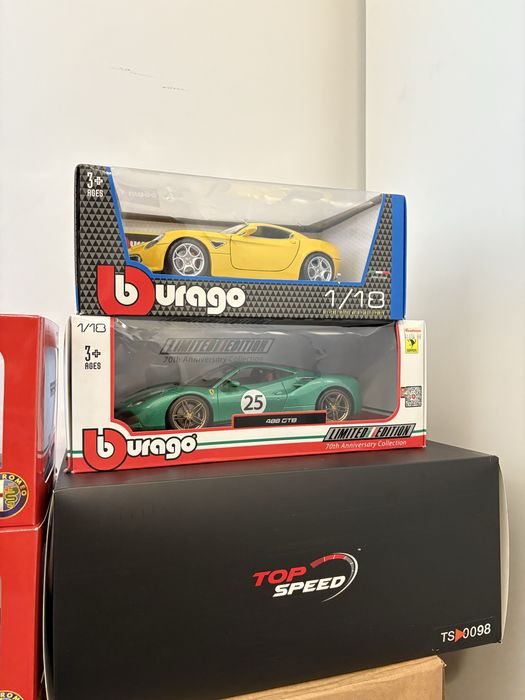 Miniaturas Diecast 1/18 – Otto Mobile, Bburago, BBR, Autoart, Topspeed