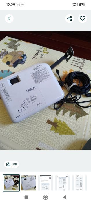 Projetor Epson EB-E01, pouco usado