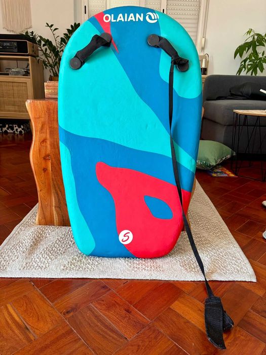 Bodyboard Infantil OLAIAN BODYATU 4–8 Anos – Camuflado com Pegas