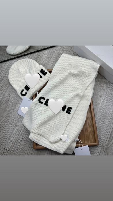 Вовняні комплекти шапка+шарф