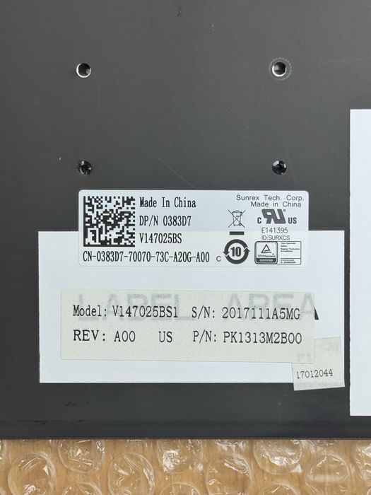 Клавіатура  із підсвіткою та без підсвітки Dell Latitude 5580, 5590, E5550, E5570
