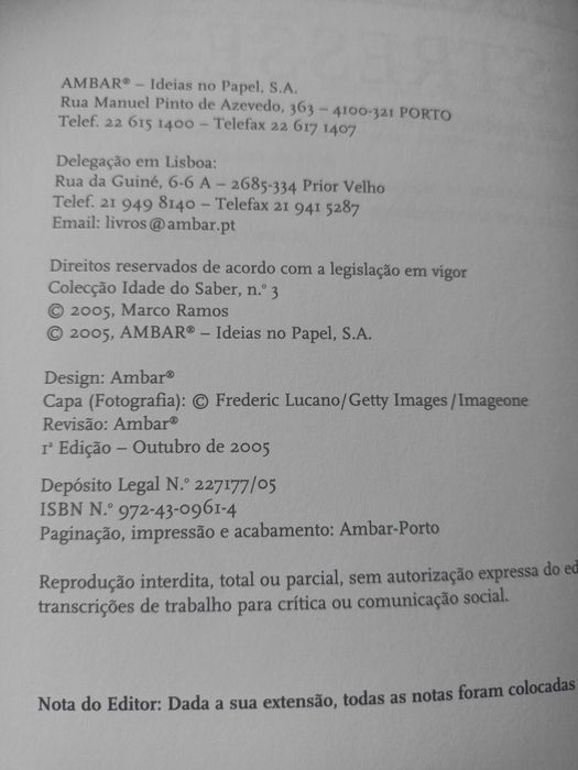 "Crescer em Stresse" por Marco Ramos - 1ª Edição