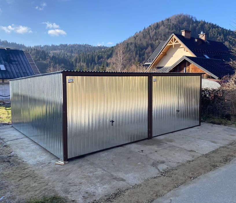 Garaż blaszany na wymiar! Garaż 9x7 10x7 10x8. Konstrukcja ocynkowana!