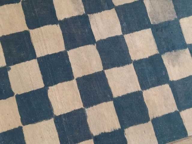 Tabuleiro de Damas Artesanal Antigo