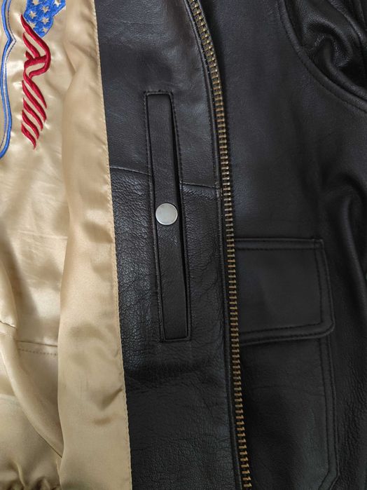 Blusão da Força Aérea Americana em pele