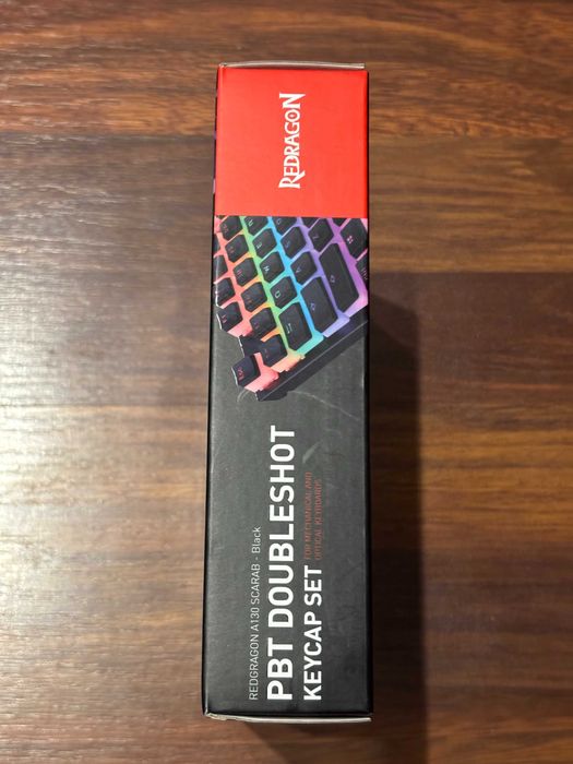 Redragon PBT Doubleshot keycaps (czarne)