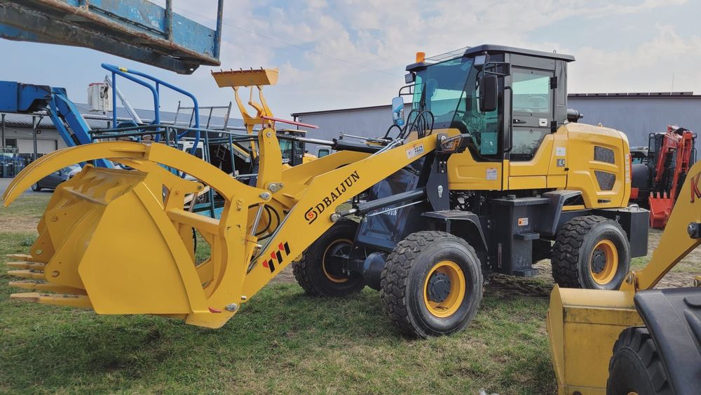 SDBAIJUN BJ936  przegubowa, łyżka +chwytak do drewna, Nowa, 2025 r.