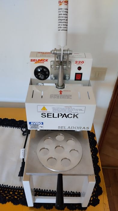 Máquina seladora termo aquecimento