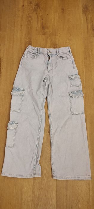 Jeansy, bojówki,152, h&m